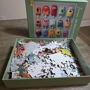 Colorful Monster Popsicle Puzzle - 500 Pieces